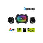 Kerasus 2 1 5W 3Wx2 Rgb Gaming Wireless Bluetooth Kablosuz Hoparlör 2 1 Ses Sistemi Gaming Hoparlör