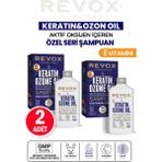 Keratin & Ozon Oil Aktif Oksijen Içeren Saç Bakım Şampuanı x 2 adet