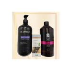 Keratin Şampuan 1 Lt+ Jojoba Özlü Saç Bakım Yağı+ Saç Kremi 1lt