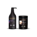 Keratinli Gri Toz Açıcı Oksidan Krem - Yakmadan Saç Rengi Açma Seti (500 500=1000ML) Kuaför Boy