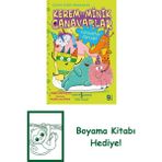 Kerem ile Minik Canavarlar – Canavarlar Partide! + Boyama Kitabı