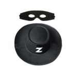 Kerem03 Zorro Şapka Maske Set Yetişkin