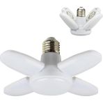 Kero LED 60W 4+1 Pervane LED Ampul KL-7111 Kristal Camlı Beyaz Işık