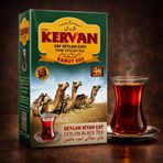 Kervan Barut 555 Saf Seylan Çayı, Ceylon Black Tea, Doğal ve Taze Lezzet, Aroma Katkısız (Yeşil)