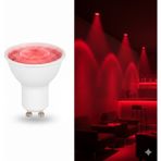 KES049R GU10 LED Spot Ampul 7W Kırmızı Işık (Dekoratif & Ambiyans Aydınlatma)