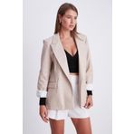 Kese Fashion Store Taş Blazer Deri Ceket