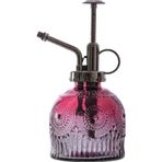 Kesene Şık Tasarımlı Ev Bahçe Saksı Çiçeklerine Özel Cam Bitki Sulama Fıskiyesi Kolonya Şişesi 200ML Kırmzı