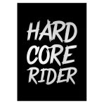 Kesim Anahtarı Hard Core Rider Sticker Cam Sticker Oto Sticker 14X18 Cm