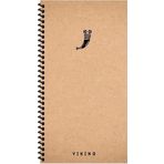 Keskin 10X19 Sert Kapak La Plume Viking Spiralli 80 Yaprak Düz Defter Borazan 417966-99