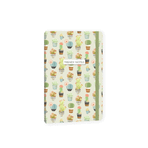 Keskin 13x21 80 Yaprak Çizgili Trendy Notes Cactus Love Yeşil Defter
