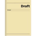 Keskin 17X24 Düz Hafif Kağıt Sert Kapak Ciltli Draft Defter - Sarı