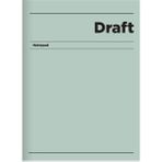 Keskin 17X24 Düz Hafif Kağıt Sert Kapak Ciltli Draft Defter - Yeşil - 3BP-Yeşil