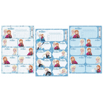 Keskin 220130-71 Frozen 3 Yaprak Ders Programlı Okul Etiketi