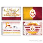 Keskin 300115-63 Galatasaray 15 Yaprak 17x25 cm Spiralli Resim Defter