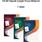 Keskin A4 80 Yaprak Çizgili Truva Bloknot
