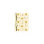 Keskin A6 Çizgili Karton Kapak Kawaii Defter - Ayıcık