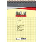 Keskin Color 145422-99 A4 80 Yaprak Kareli Karton Kapak Spiralli Headline 6'lı Not Defteri