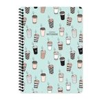Keskin Color 16.5x22.5 Çizgili Coffee - Yeşil Defter