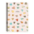 Keskin Color 16.5x22.5 Çizgili Defter Coffee - Pembe Defter