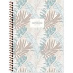 Keskin Color 16.5X22.5 Çizgili La Plume Leaves - Mavi Defter
