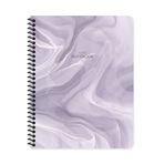 Keskin Color 16.5x22.5 cm 80 Yaprak Kareli Karton Kapak Classic Marble Spiralli Defter