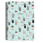 Keskin Color 16.5x22.5 Kareli Coffee - Yeşil Defter