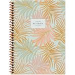 Keskin Color 16.5X22.5 Kareli La Plume Leaves - Turuncu Defter