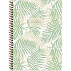 Keskin Color 16.5X22.5 Kareli La Plume Leaves - Yeşil Defter