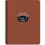 Keskin Color 16.5X22.5 Kareli Outdoor - Turuncu Defter