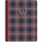 Keskin Color 16.5X22.5 Kareli School - Bordo Defter