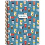 Keskin Color 16,5 x 22,5 Coffee Kareli Defter