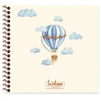 Keskin Color 16x15 Çizgili La Plume Balloon - Mavi Defter