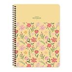 Keskin Color 16x22 cm Çizgisiz Telli Beyaz Sayfalı 80 Yaprak Plastik Kapak Defter