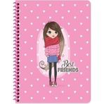 Keskin Color 16xx22 cm 60 gr Karton Kapak Çizgisiz 80 Yaprak Beyaz Telli Defter
