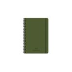 Keskin Color 17X24 Kareli Spiralli Premier Haki Defter