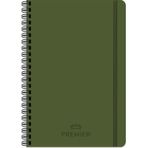 Keskin Color 17X24 Kareli Spiralli Premier Haki Defter