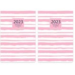 Keskin Color 2023 8x12 Haftalık Cep Ajandası - Pembe (2 paketi)