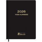 Keskin Color 2026 - 17X24 Ticari Kasa Ajandası - Siyah - Standart