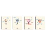 Keskin Color 20x28 100 Yaprak Çizgili Sert Kapak La Plume Balloons Defter