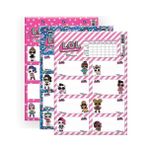 Keskin Color 220130-93 L.O.L. Ders Programlı 3'lü Okul Etiketi