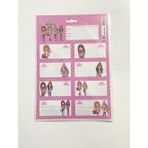 Keskin Color 220132-99 Ders Programlı 3'lü Etiket Best Friends Okul Etiketi