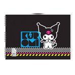 Keskin Color 25x35 cm 15 Yaprak Karton Kapak Kuromi 3 Adet Spiralli Resim Defteri