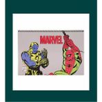 Keskin Color 25X35 cm 15 Yaprak Resim Defteri Üstten Açılmalı Perfore Kopartılabilir Sayfalar Marvel Gri Tek Ebat Orta Boy Spiralli Çizgisiz Resim Defterleri Karton A3 16 Yaprak
