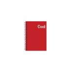 Keskin Color 321681-99 Plastik Kapak Spiralli Cool A6 Küçük Boy 80 Yaprak Çizgili 12'li Not Defteri