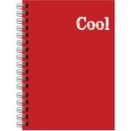 Keskin Color 321681-99 Plastik Kapak Spiralli Cool A6 Küçük Boy 80 Yaprak Çizgili 12'li Not Defteri