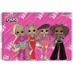 Keskin Color 35 x 50 cm 15 Yaprak Pembe Dance L.O.L. Resim Defteri