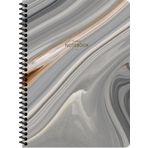 Keskin Color 385041-99 16.5x22.5 cm 80 Yaprak Çizgili Spiralli Karton Kapak Classic Ma 6'lı Not Defteri