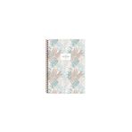 Keskin Color 385261-99 A6 50 Yaprak Çizgili Karton Kapak Spiralli La Plume Leaves Not Defteri