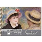 Keskin Color 484001-99 Karatis Art 160 gr 25x35 20 Yaprak Spiralli Çizim Blok Defter