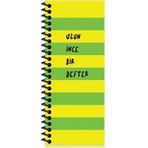 Keskin Color 8x21 Düz Uzun İnce Bir Yeşil Defter